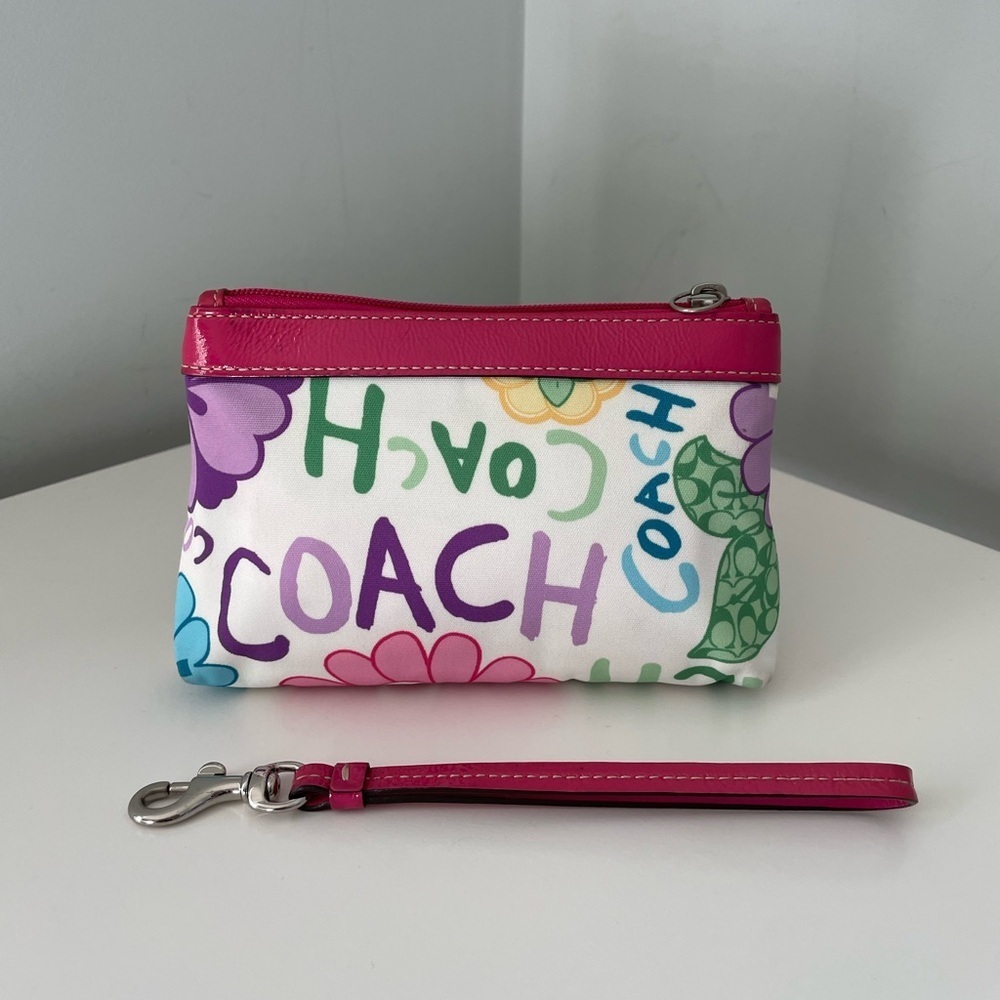 Coach Poppy Floral Wristlet | Vintage Y2k - Picture 2 of 16
